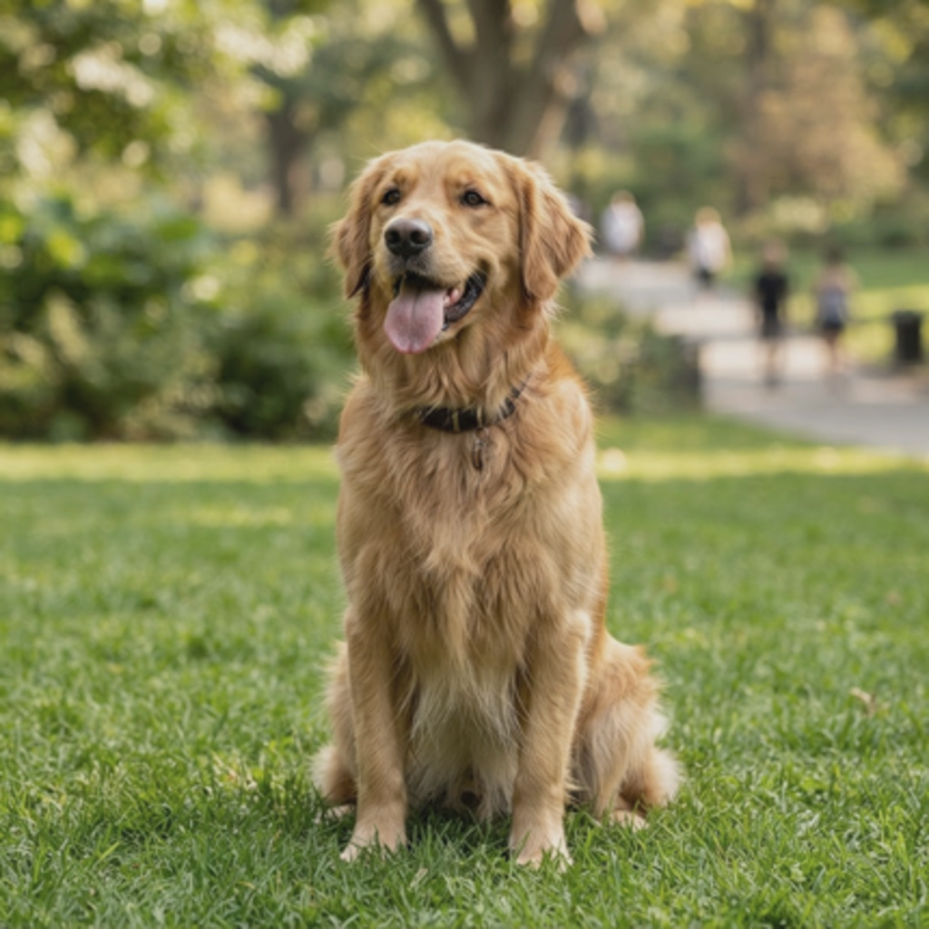 Perro antes de mejorar la imagen